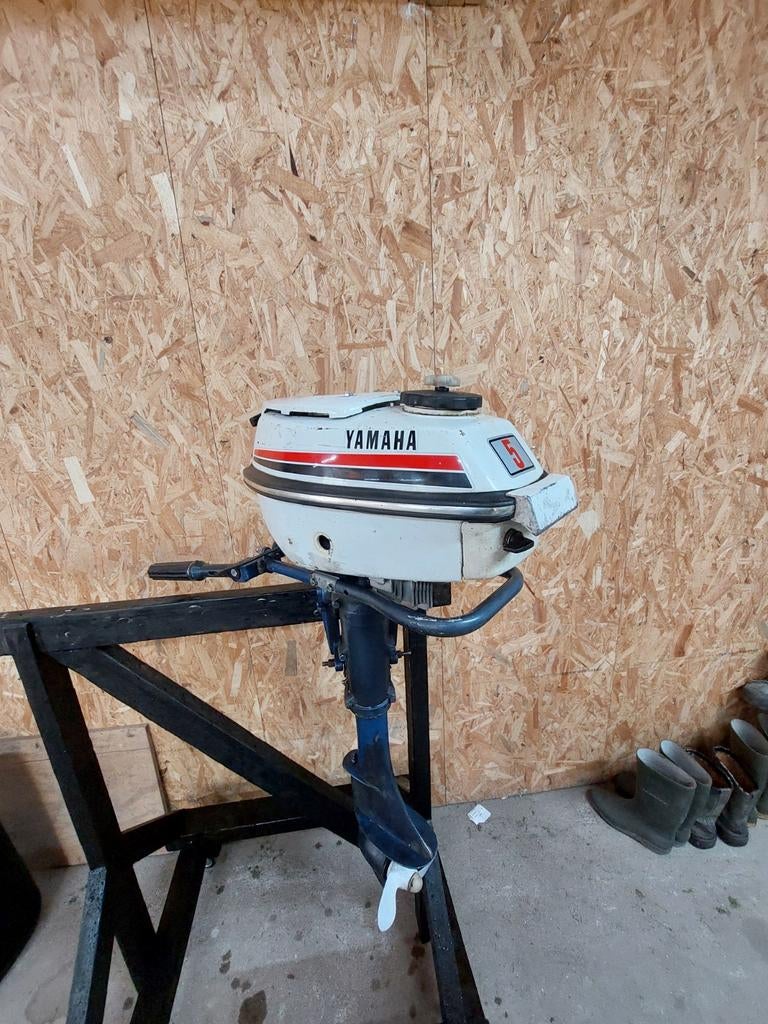 Krachtige Yamaha 5pk p95 lucht gekoelde buitenboordmotor, Ophalen of Verzenden, Gereviseerd