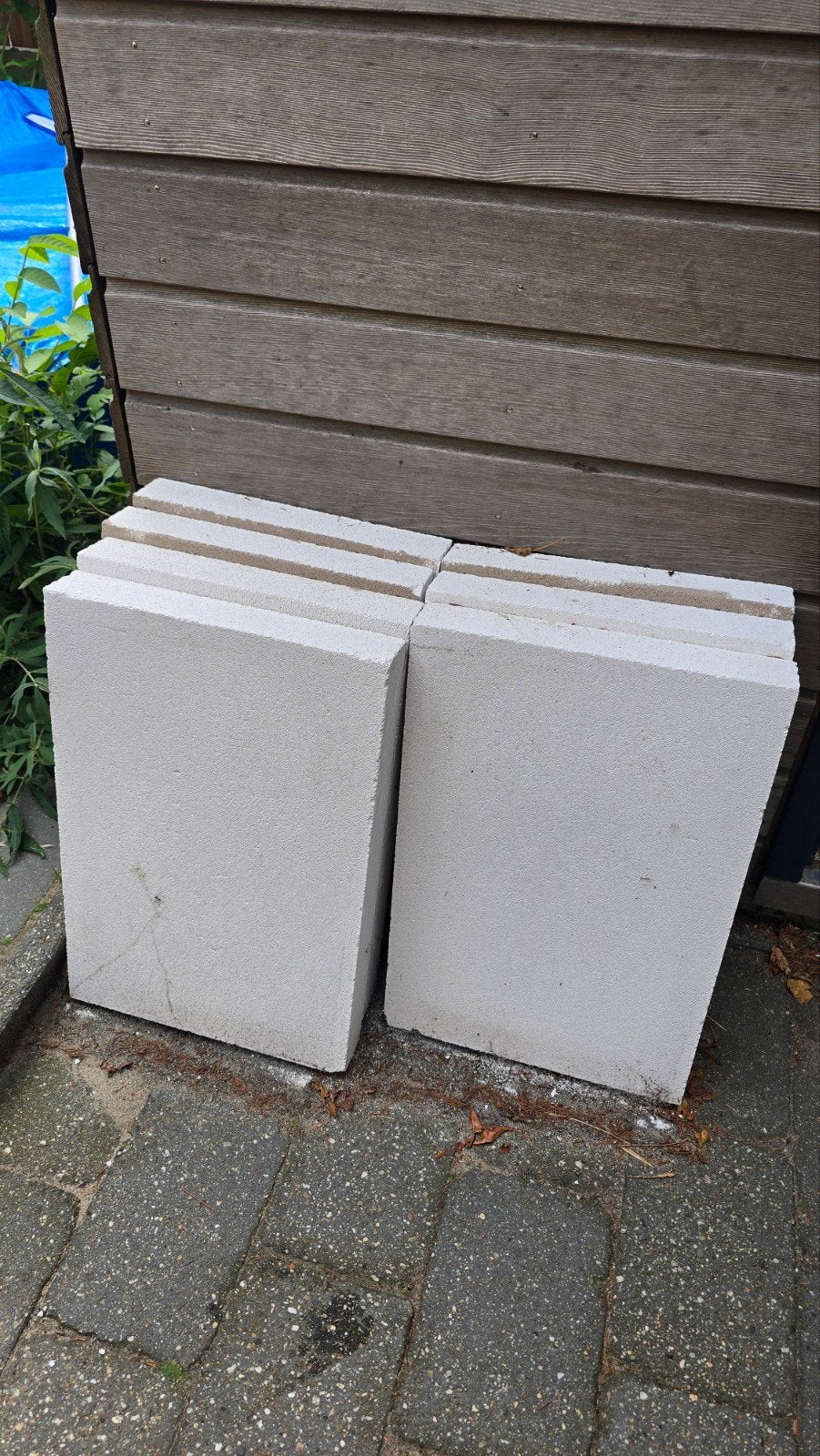 Cellenbeton blokken - 7 stuks, Doe-het-zelf en Verbouw, Metselstenen, Ophalen, Kalkzandstenen