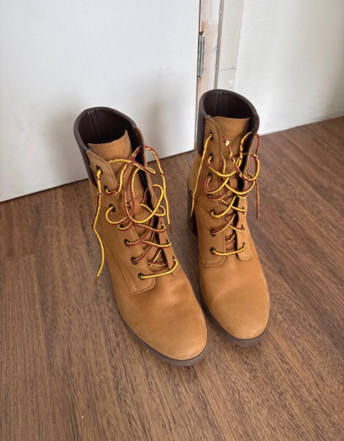 Timberland hakken maat 38,5, Ophalen of Verzenden, Zo goed als nieuw, Zwart