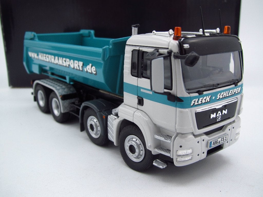 NZG - MAN TGS Kipper '' Fleck - Schleipen '' 1:50, Ophalen of Verzenden, Zo goed als nieuw, Bus of Vrachtwagen, NZG