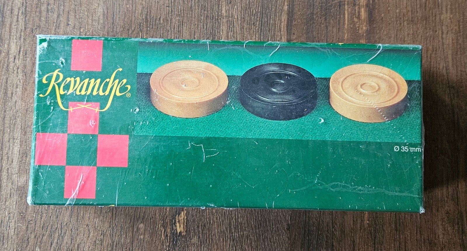 Vintage Jumbo Revanche damschijven (1989) – NIEUW IN FOLIE!, Ophalen of Verzenden, Nieuw