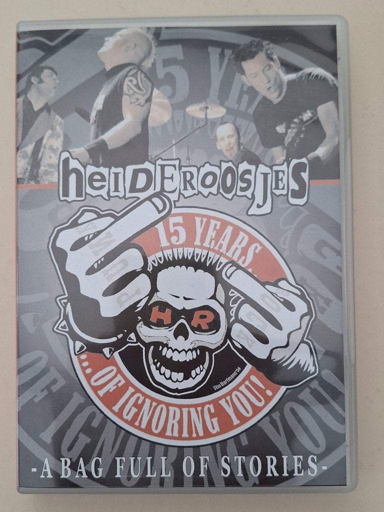 DVD Heideroosjes - 15 years of.. A bag full of stories, Alle leeftijden, Ophalen of Verzenden, Zo goed als nieuw, Documentaire