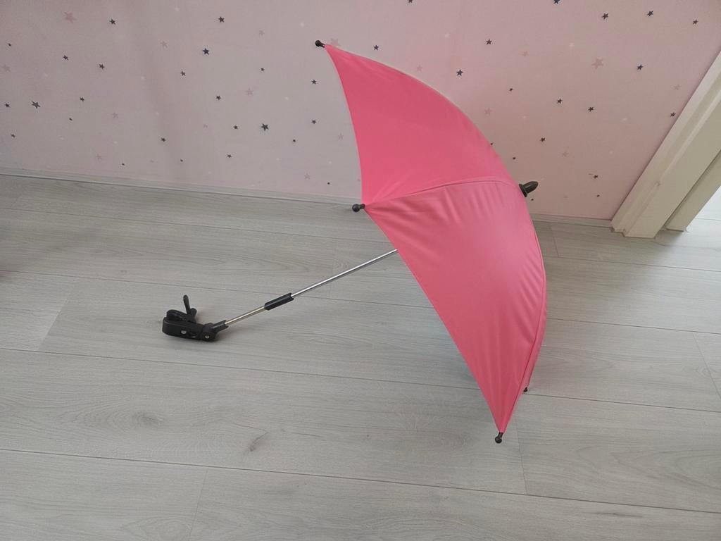 Universele, roze parasol voor de kinderwagen, Ophalen, Zo goed als nieuw, Overige merken
