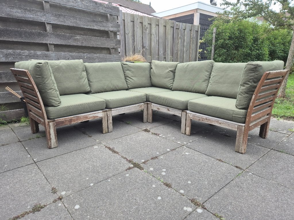 Tuinkussenset Ikea Duvholmen/Frösön, Tuin en Terras, Tuinmeubel-accessoires, Ophalen, Zo goed als nieuw