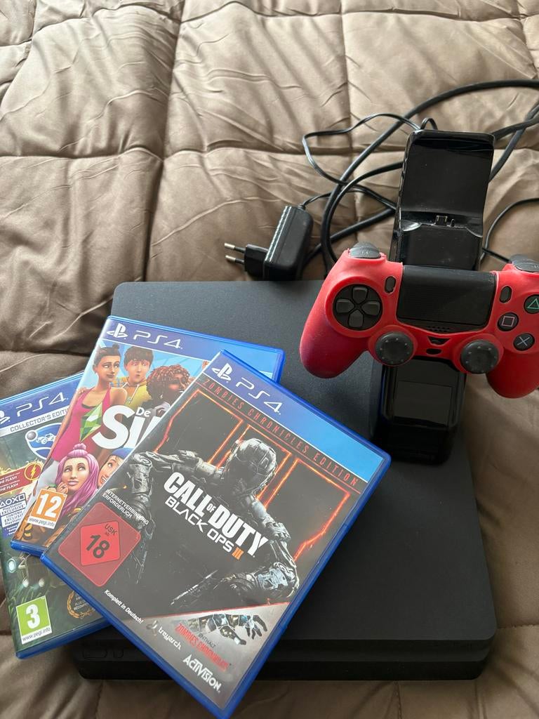 PlayStation 4 met games en controller, Ophalen, Online, Gebruikt, Overige genres