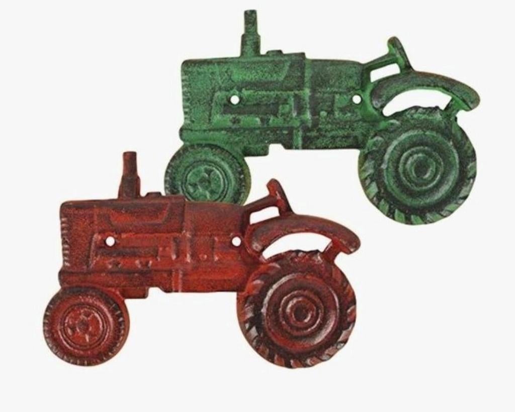 Landelijk Gietijzeren Tractor Flessenopener, Overige typen, Nieuw, Ophalen of Verzenden, Rood