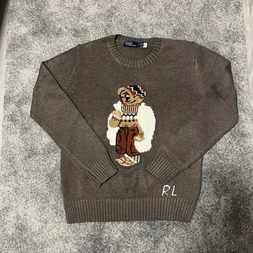 Ralph Lauren bear sweater - maat s, Ophalen of Verzenden, Zo goed als nieuw, Maat 36 (S), Bruin