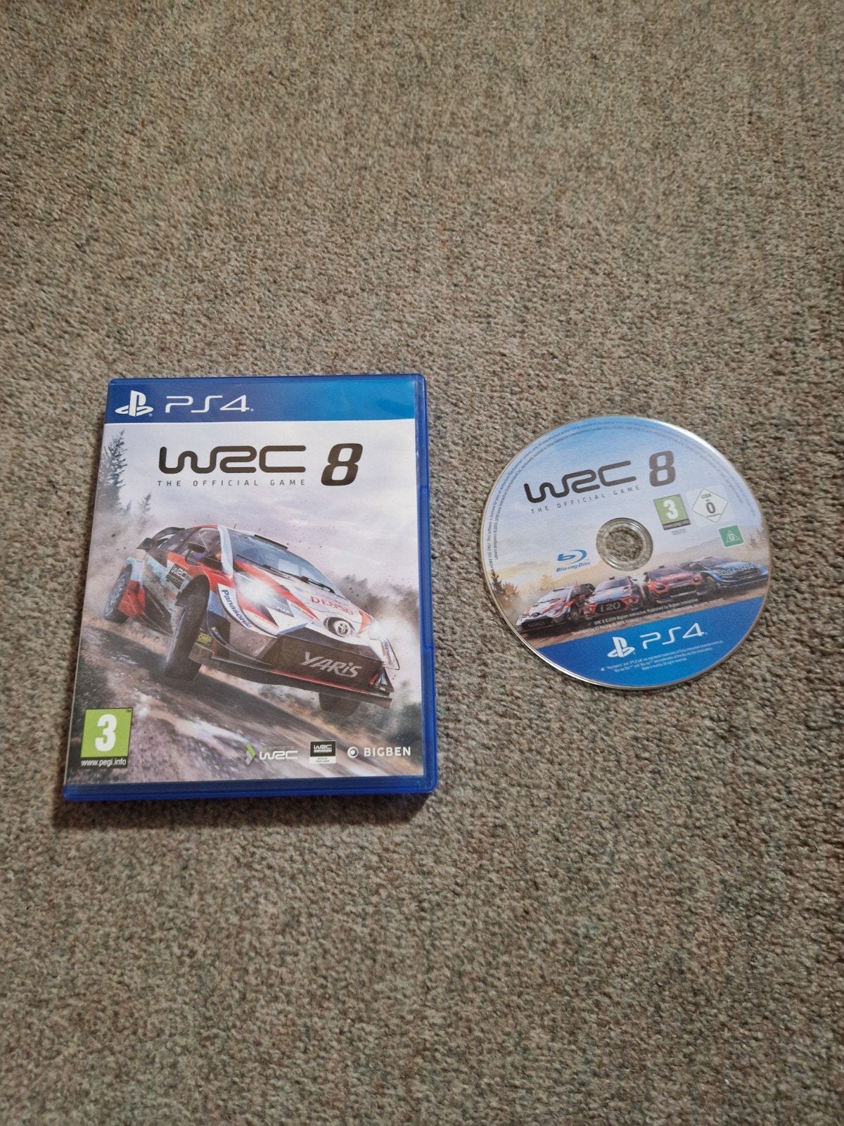 WRC 8 The Official Game PS4 - Rally Race Game, Ophalen, Gebruikt, 1 speler, Racen en Vliegen