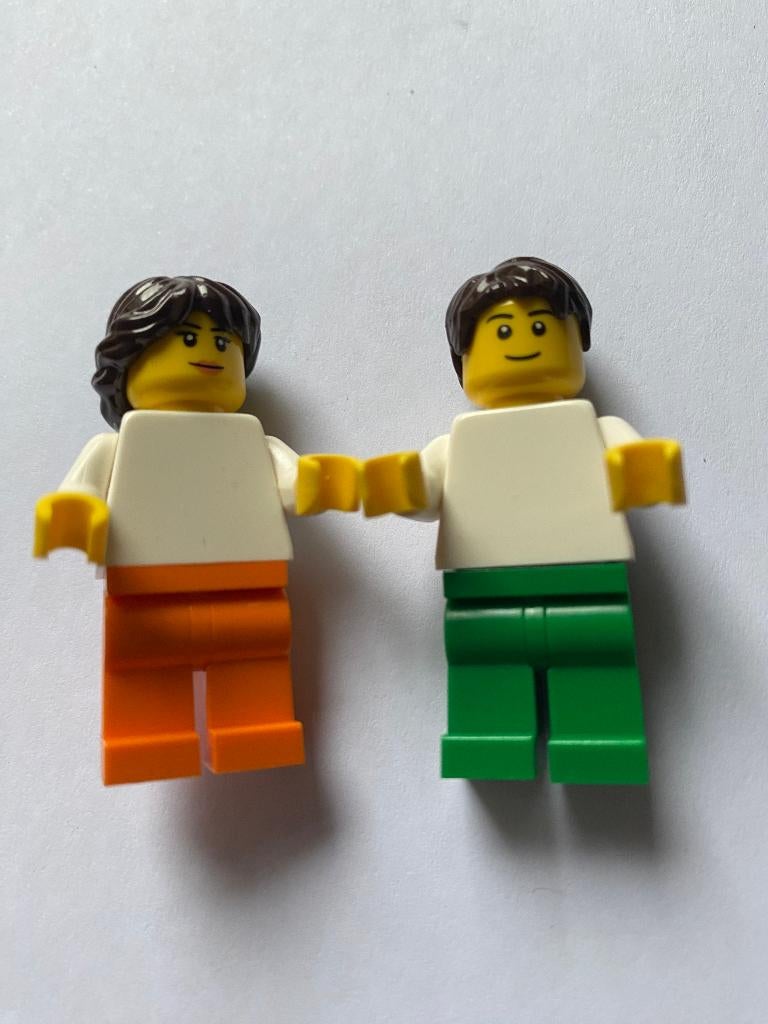 Lego edu001 Minifigure minifiguur Max en edu002 Mia, Ophalen, Nieuw, Losse stenen, Lego