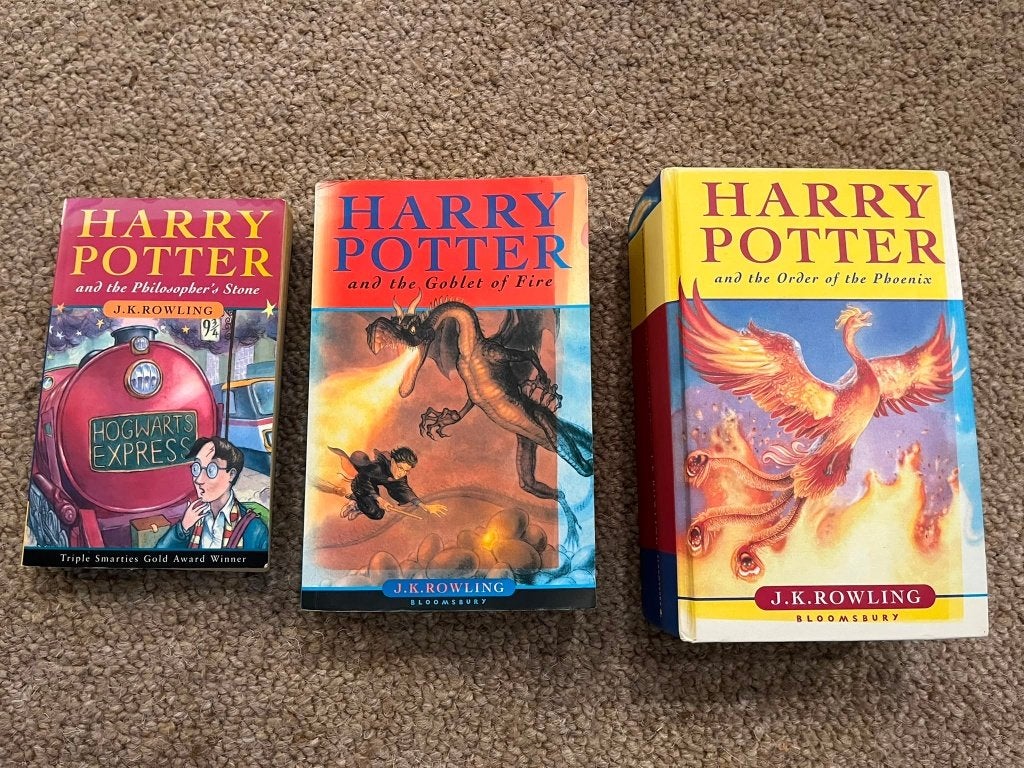 Harry Potter set (3 delen), Ophalen of Verzenden, Gebruikt, Boek of Poster