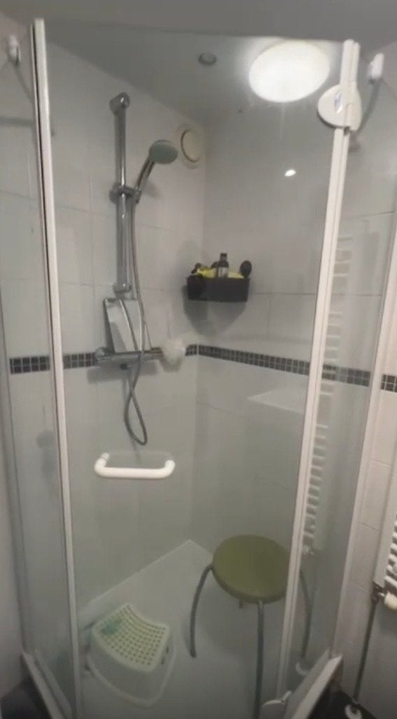 Zonder kraan douchecabin, Ophalen of Verzenden, Gebruikt, Glas, Douche