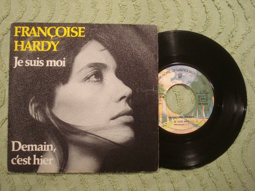 Françoise Hardy 7" Vinyl Single: ‘Je suis moi’ (Frankrijk), Ophalen of Verzenden, Zo goed als nieuw, 7 inch, Pop