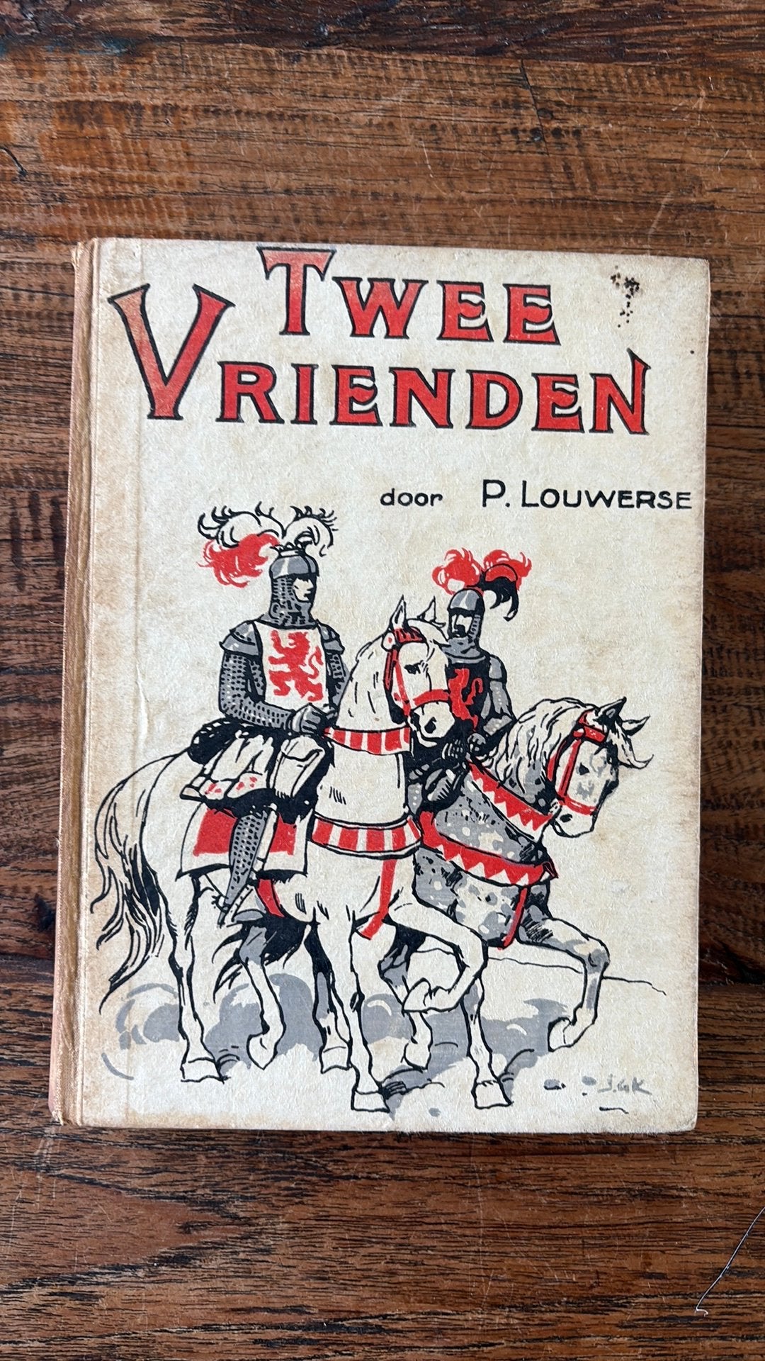 Twee Vrienden - P. Louwerse, Antiek en Kunst, Ophalen of Verzenden
