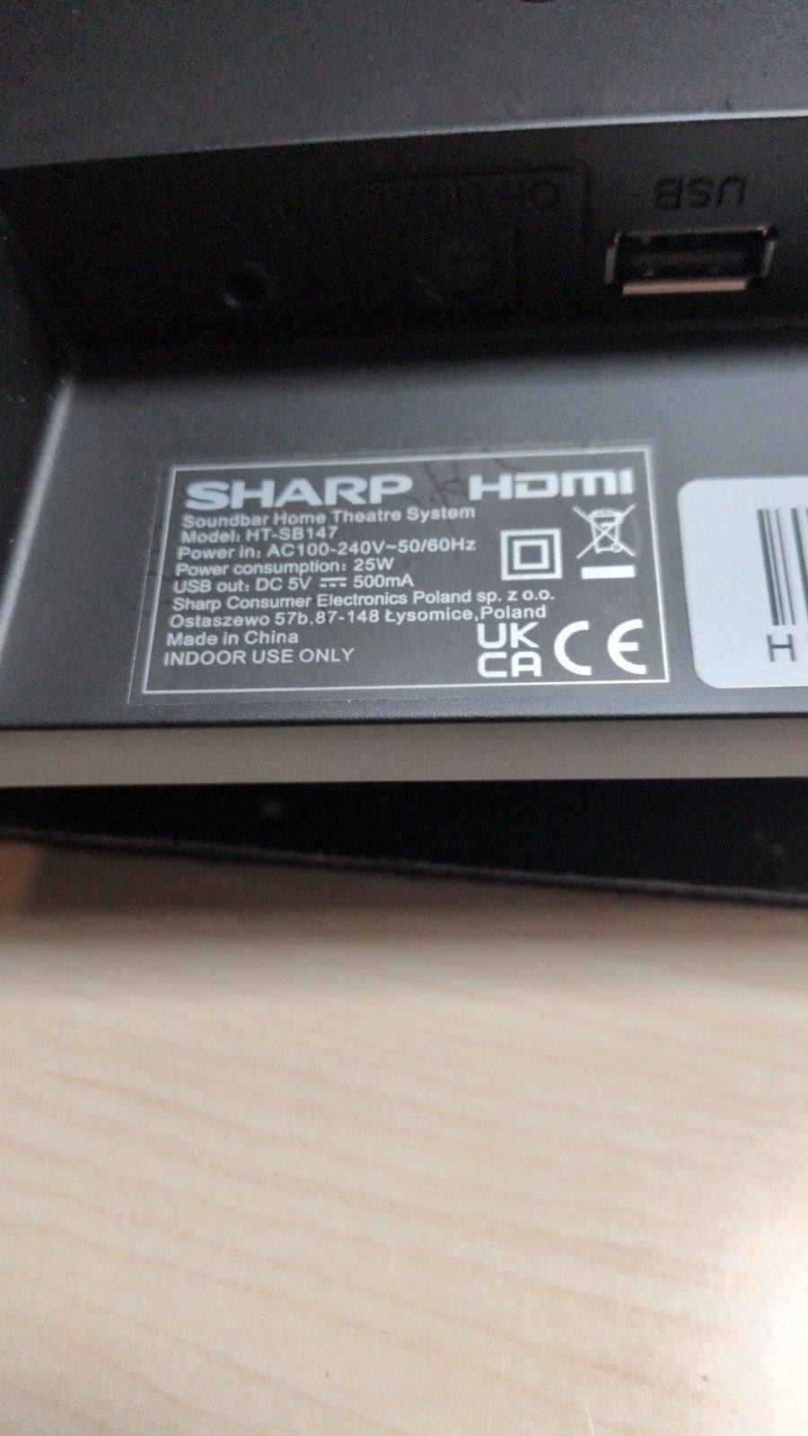 Foto 3 van Sharp Soundbar