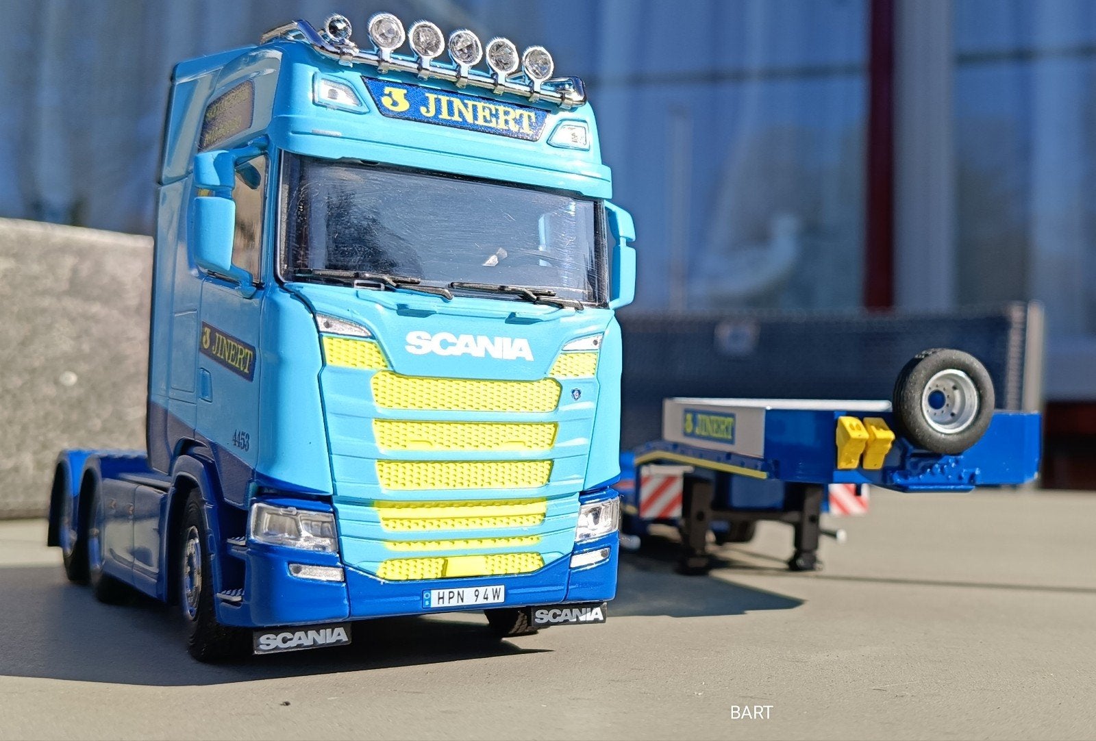 SCANIA NEXT GEN JINERT EN 4AS SCHUIVER DIEPLADER, Hobby en Vrije tijd, Ophalen of Verzenden, Nieuw, Bus of Vrachtwagen, Overige merken