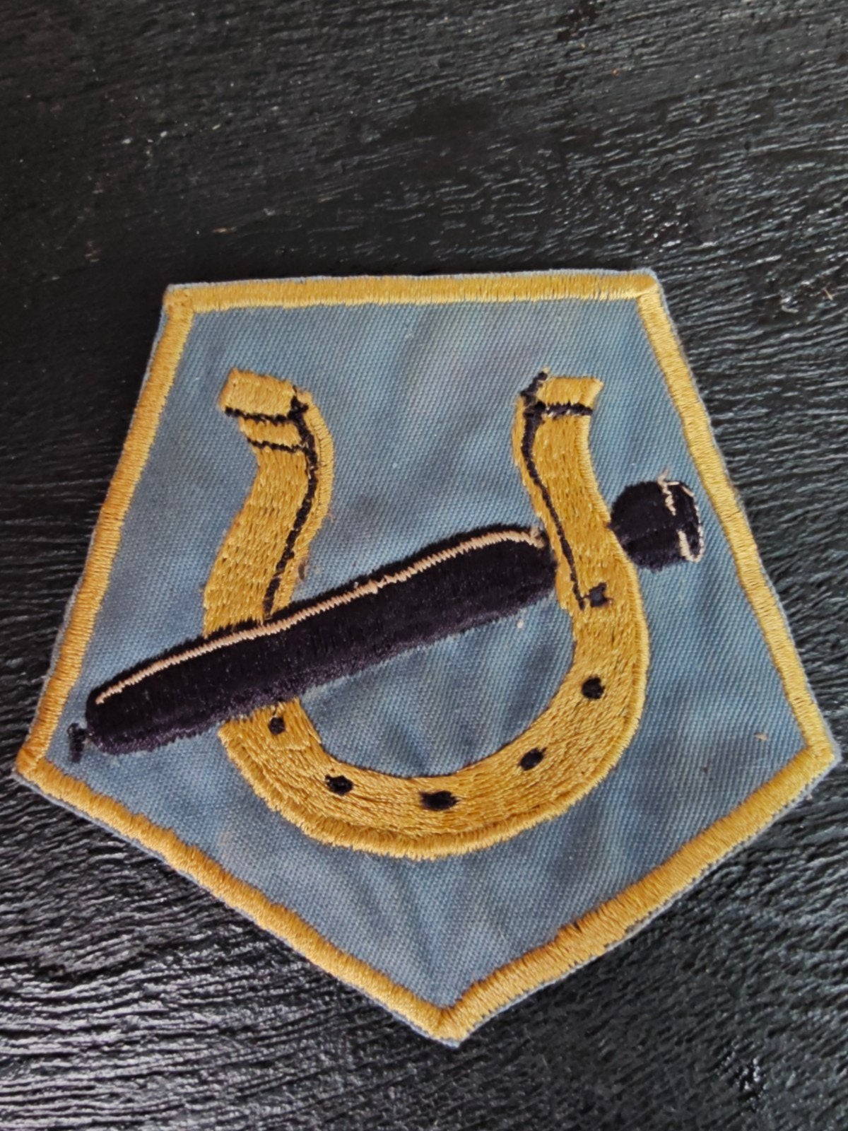 Patch remake jaren 70 WWII US Navy Torpedo Squadron 7 (VT-7), Verzamelen, Ophalen of Verzenden, Marine, Amerika, Embleem of Badge