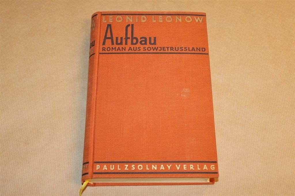 Aufbau - Roman aus Sowjetrussland - Leonid Leonow 1930, Ophalen of Verzenden, Zo goed als nieuw