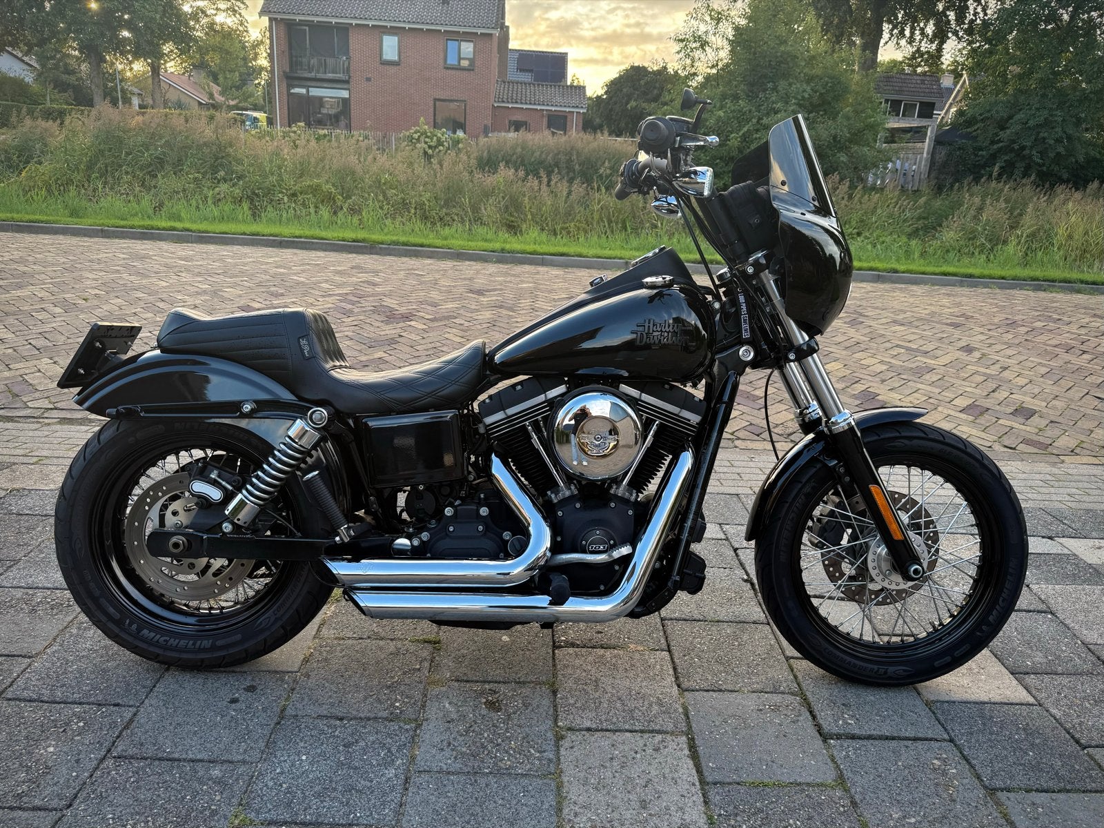 Harley-Davidson Dyna Street Bob FXDB 2014, 2 cilinders, 1690 cc, Motorrijbewijs A, Gebruikt