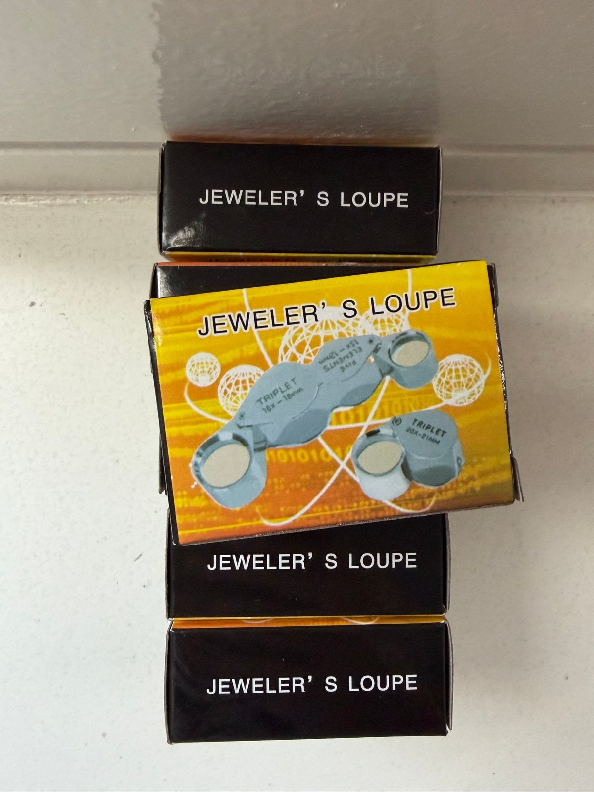 Nieuwe Juweliersloep - Triplet 10x-18mm & 20x-21mm, Ophalen, Nieuw, Vergrootglas of Loep