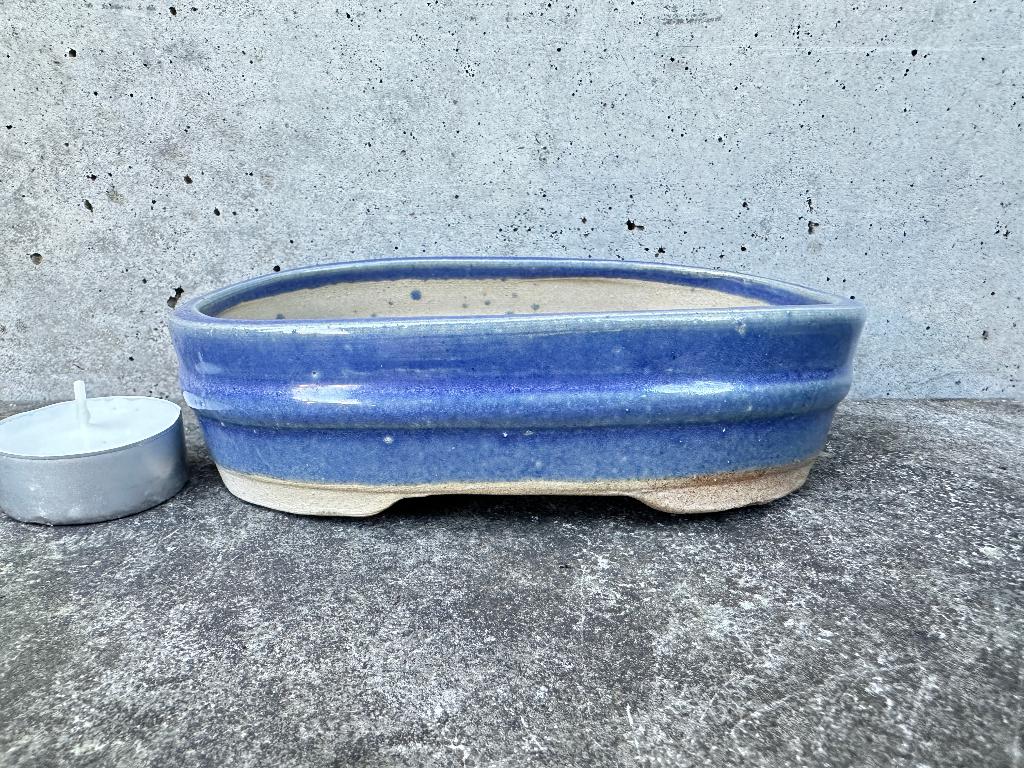Bonsai schaal pot 15,5x10x4,5cm ***, Rond, Ophalen of Verzenden, Zo goed als nieuw, Aardewerk