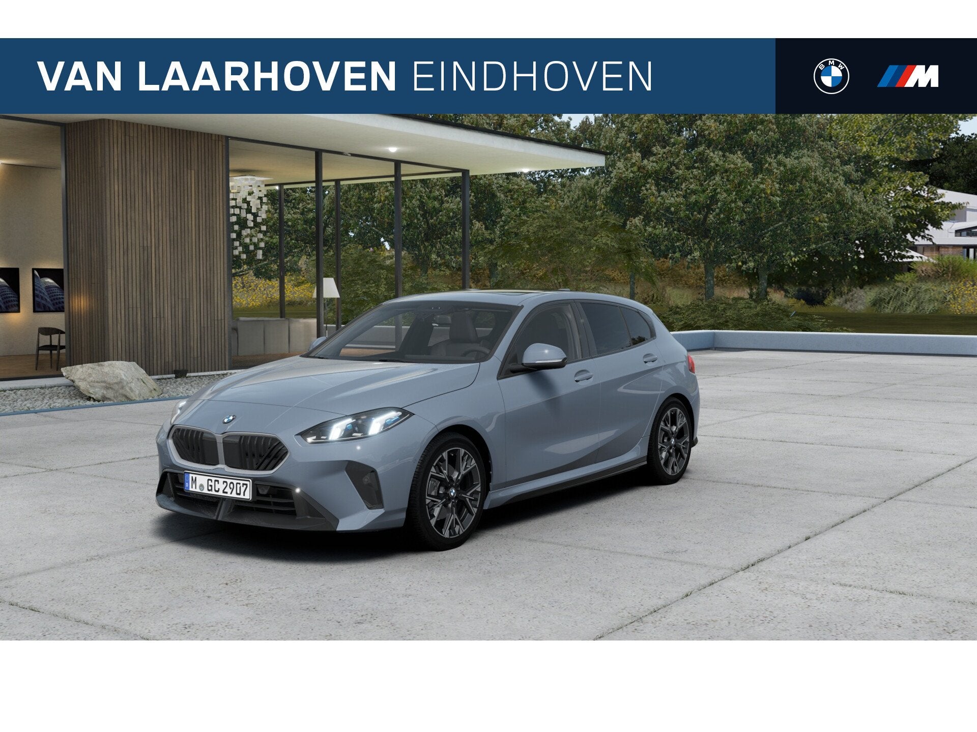 BMW 1 Serie 120 M Sport Automaat / Panoramadak / Achteruitri, Dealer onderhouden, Zwart, 156 pk, Bedrijf
