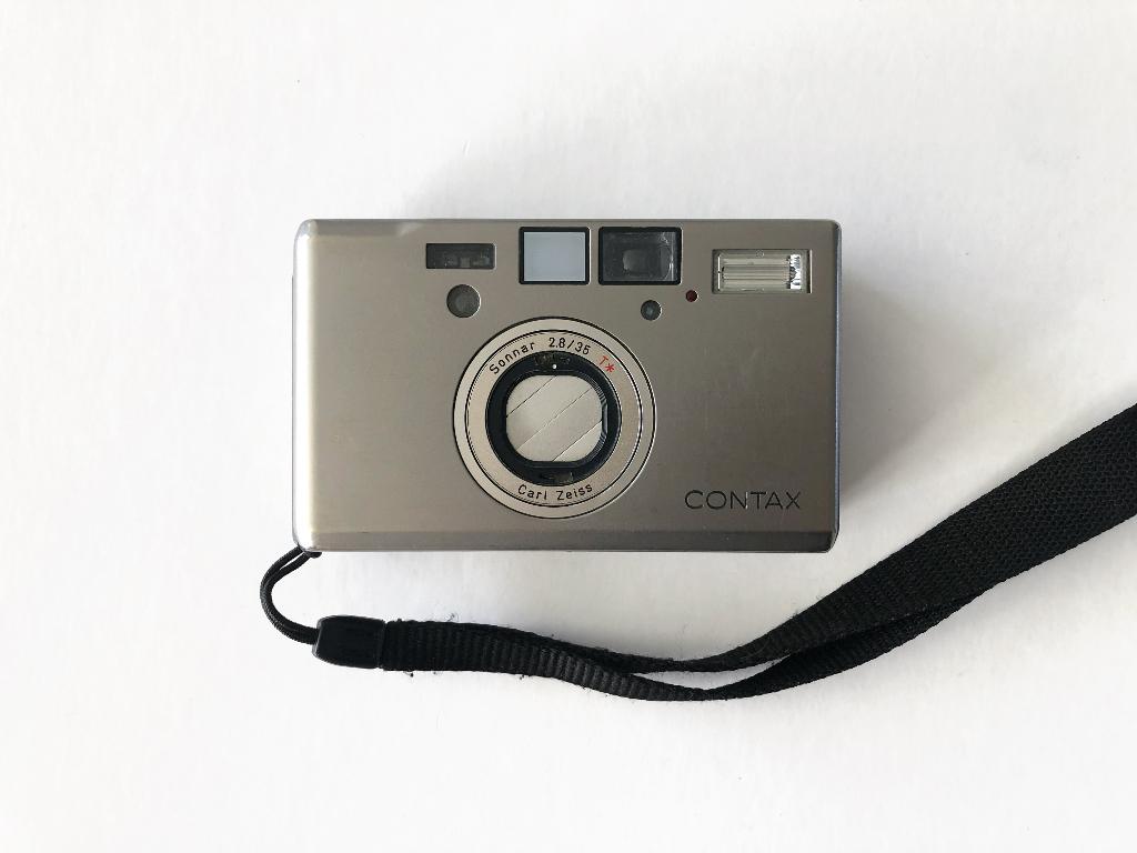 Contax T3 met etui - zeer goede werkende staat!, Audio, Tv en Foto, Fotocamera's Analoog, Ophalen of Verzenden, Gebruikt, Compact
