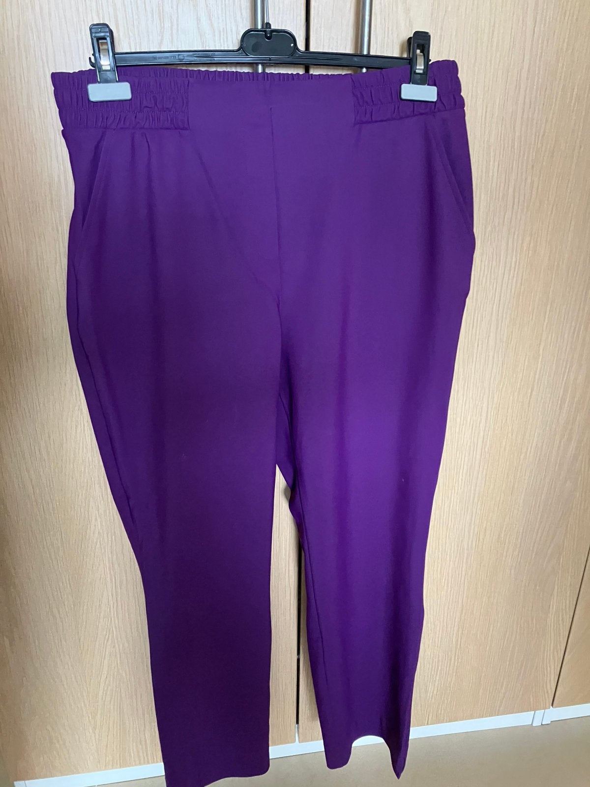 Broek travelstof, Studio Anneloes, maat XXL, Kleding | Dames, Broeken en Pantalons, Paars, Maat 46/48 (XL) of groter, Ophalen of Verzenden
