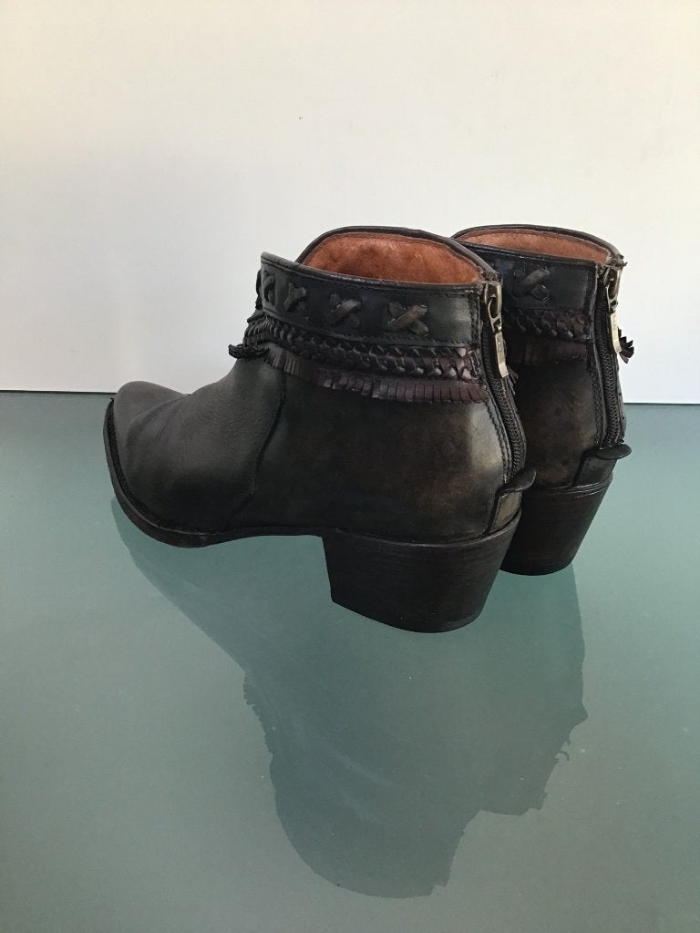Sendra 38 bohemian bruine boots | Gratis verzenden, Sendra, Bruin, Verzenden, Lage of Enkellaarzen
