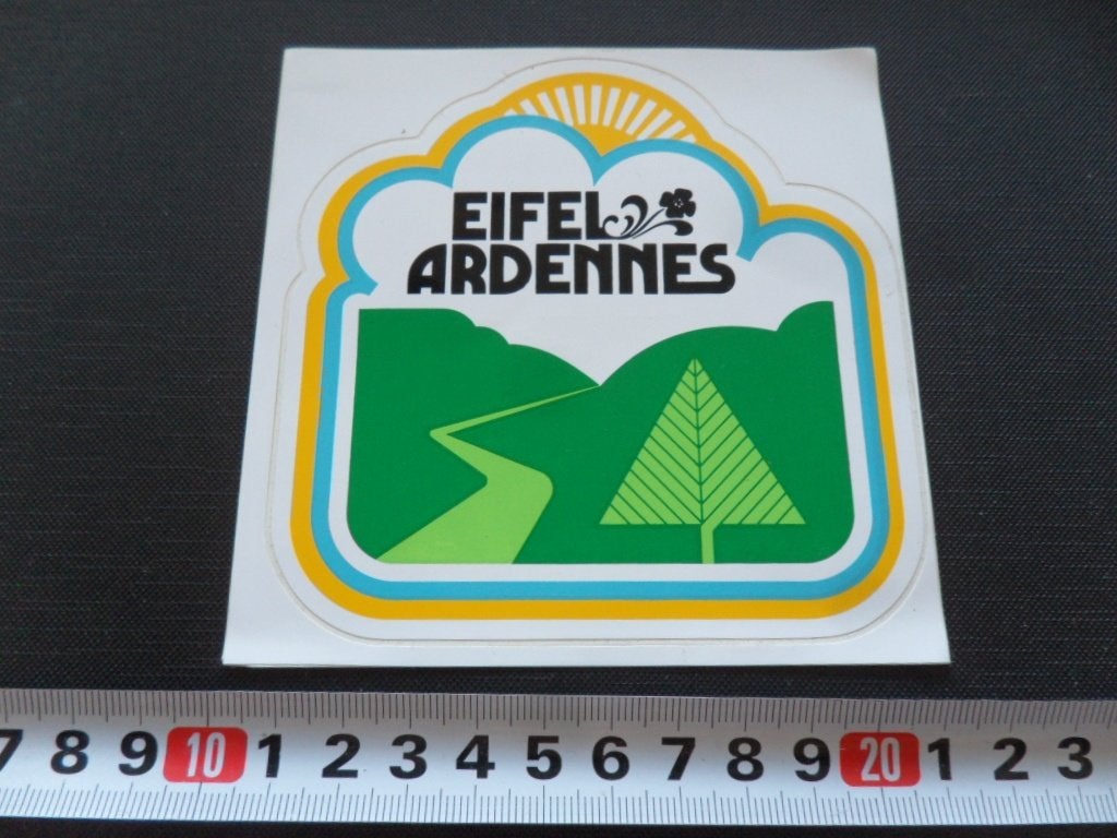 sticker Duitsland Eifel Ardennes, Ophalen, Zo goed als nieuw