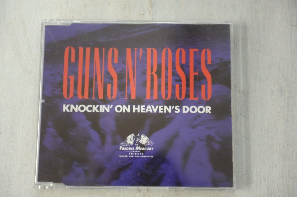 Guns N' Roses - - Knockin' on Heaven's door Freddie Mercury, Verzenden, Inclusief doosje, Zo goed als nieuw, Rock en Metal