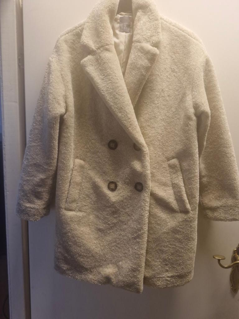 Primark teddy jas maat S, valt ruim, Kleding | Dames, Jassen | Winter, Ophalen, Primark, Beige, Zo goed als nieuw