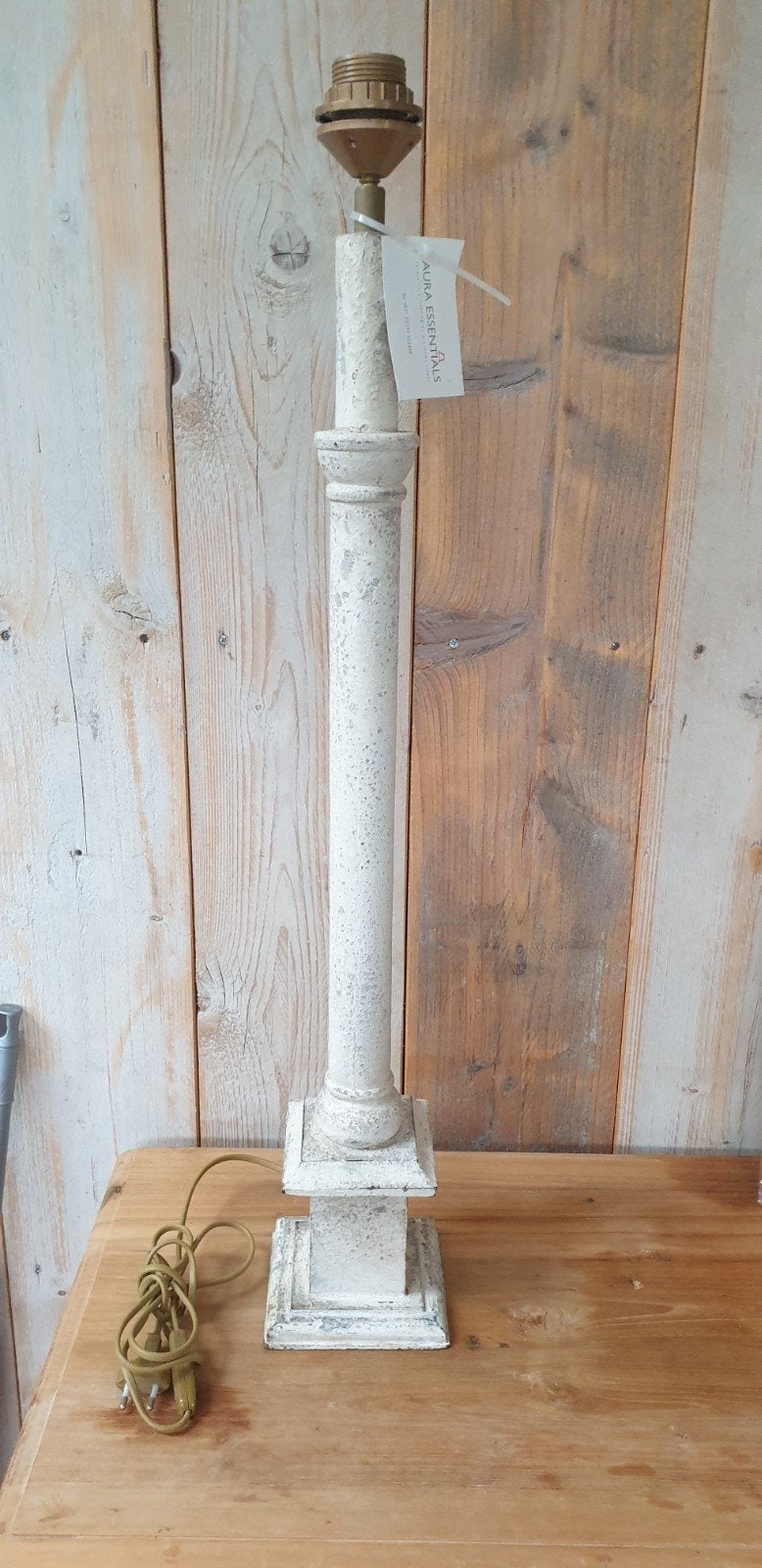 aura peeperkorn, lamp, h 78 cm, Beige, 78 cm, Zo goed als nieuw, Landelijk