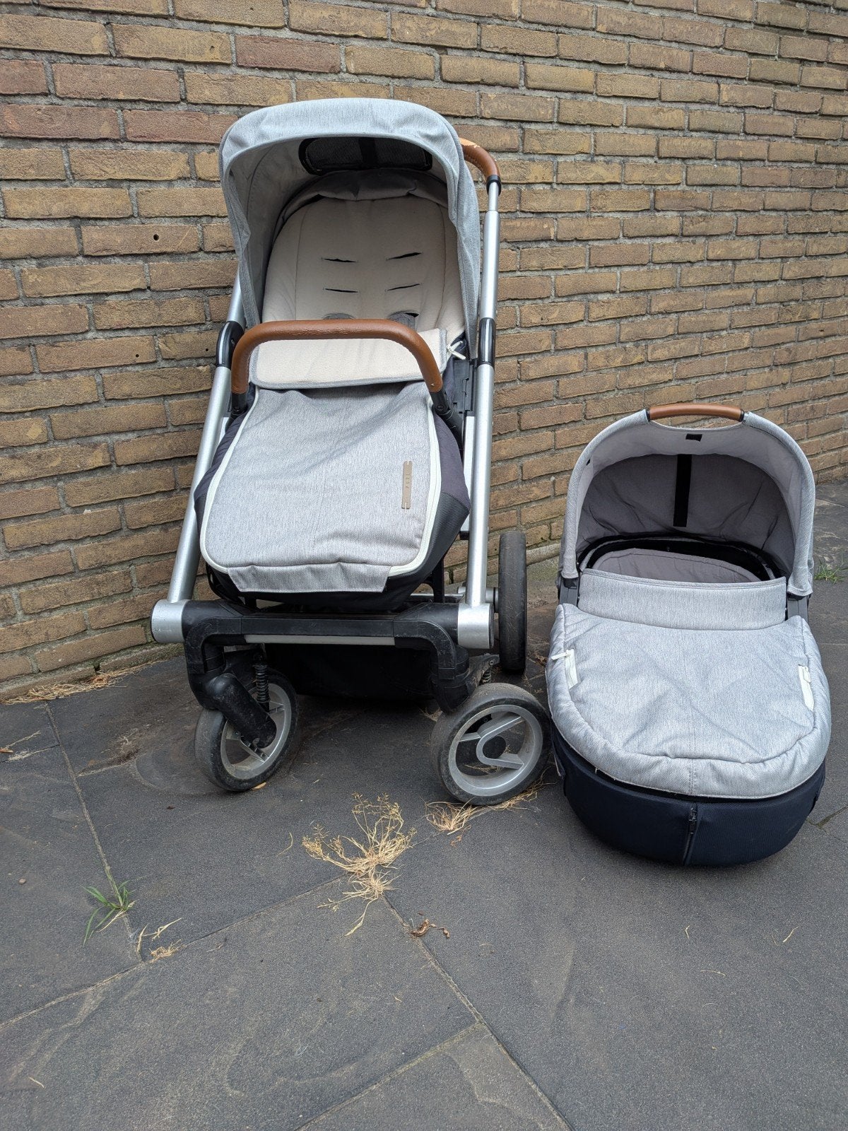 Mutsy iGo, Ophalen, Gebruikt, Combiwagen, Met reiswieg