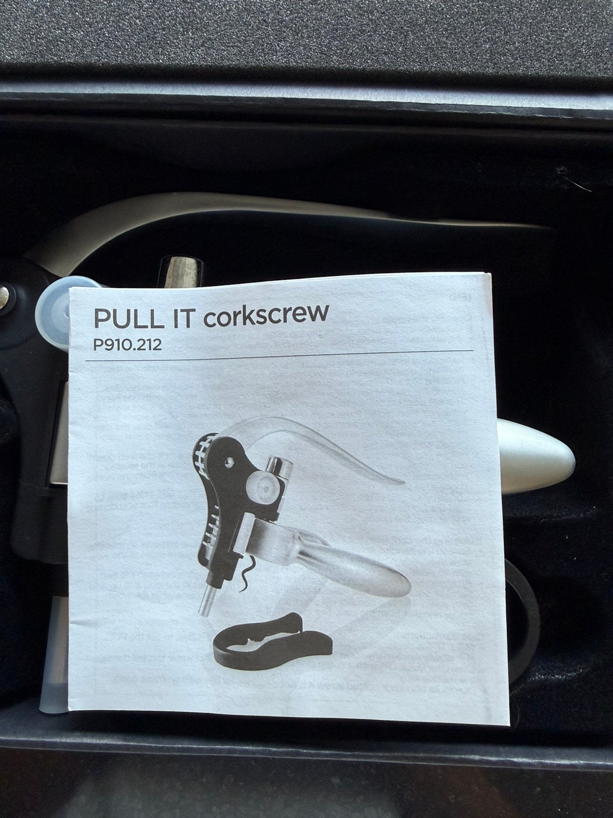 Executive "PULL IT" hefboomkurkentrekker (P910.212), Ophalen of Verzenden, Zo goed als nieuw