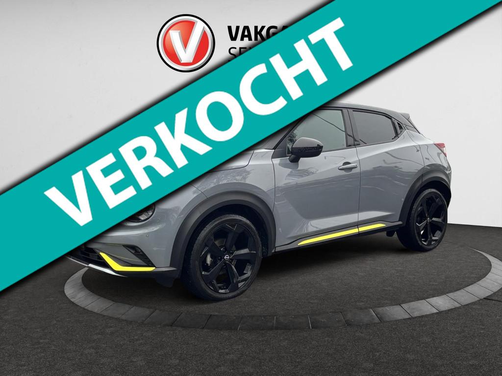 Nissan Juke 1.0 DIG-T Kiiro | Clima | Camera | Cruise | Navi, Voorwielaandrijving, Automatische klimaatregeling, Leder en Stof