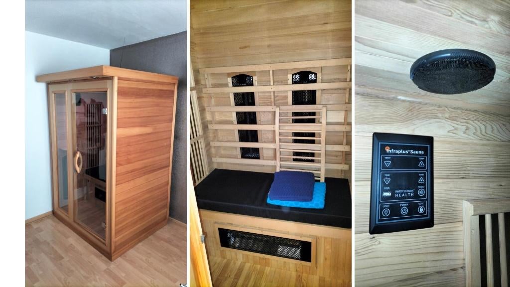 Te Koop: Infraplus 2 Trendy Sauna, Ophalen, Zo goed als nieuw, Infrarood, Complete sauna