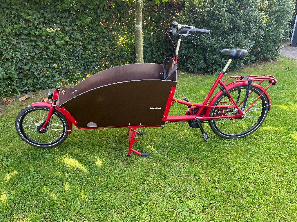 Elektrische bakfiets + huif + Maxi-Cosi houder & babyschaal, Ophalen, 4 kinderen of meer, Gebruikt, Elektrisch
