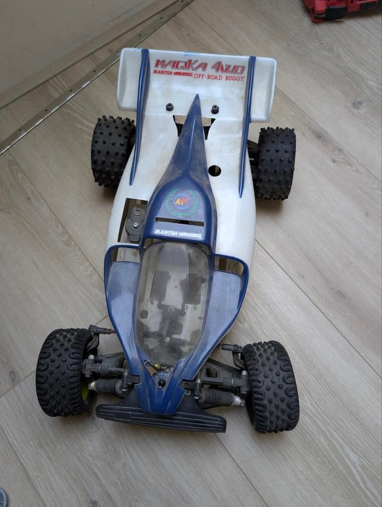 Vintage Mantua Model Magika 4WD Nitro Off-road Buggy 1:8, Hobby en Vrije tijd, Ophalen of Verzenden, Nitro, Auto offroad