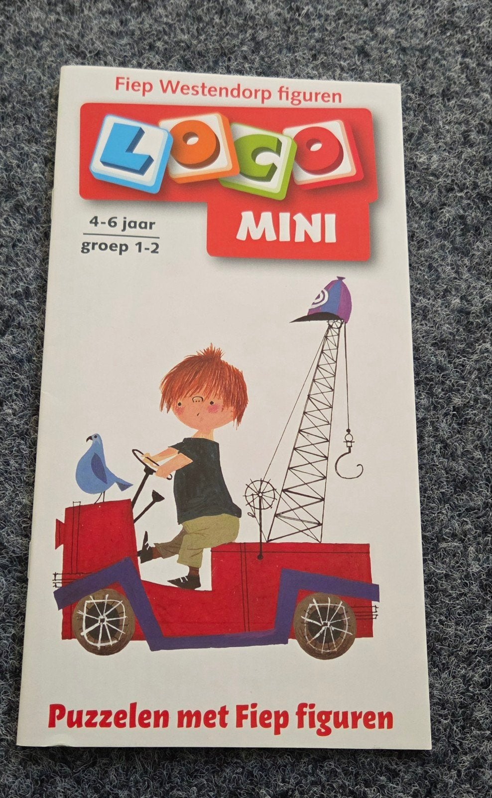 LOCO Mini Puzzelen met Fiep figuren (4-6 jaar), Ophalen of Verzenden, Zo goed als nieuw, 4 tot 6 jaar