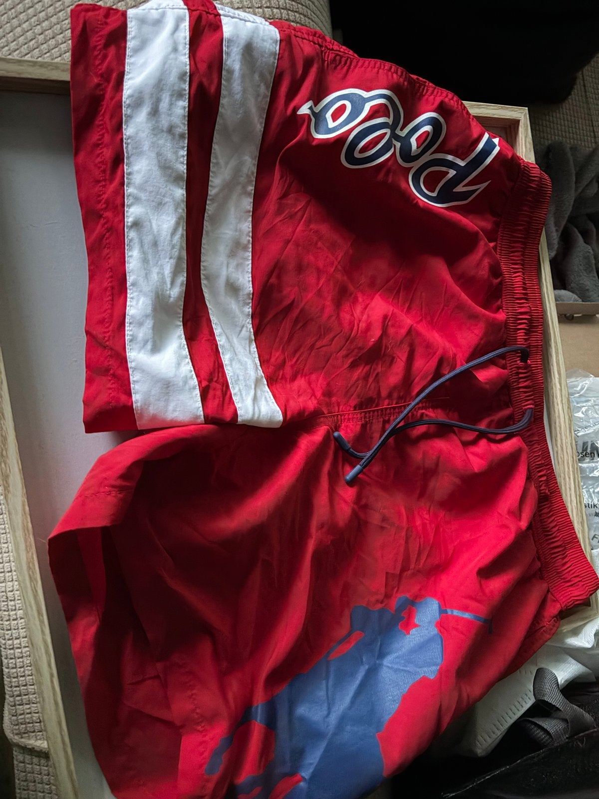 Polo Ralph Lauren Zwemshort Rood XL, Ophalen of Verzenden, Maat 56/58 (XL), Rood, Zwemshort