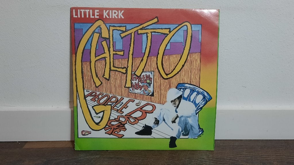 Little Kirk – Ghetto People Broke LP / Vinyl Plaat, Reggae, LP, Gebruikt, Ophalen of Verzenden, 12 inch