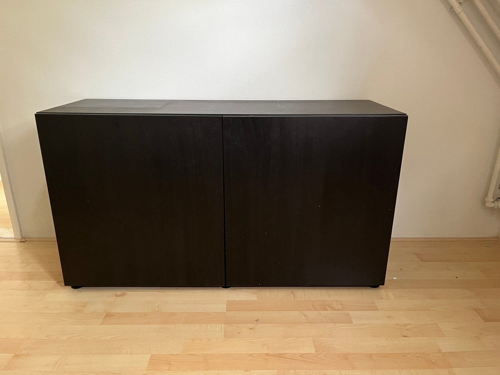 IKEA BESTÅ kast / dressoir – zwartbruin, Huis en Inrichting, Ophalen, Gebruikt