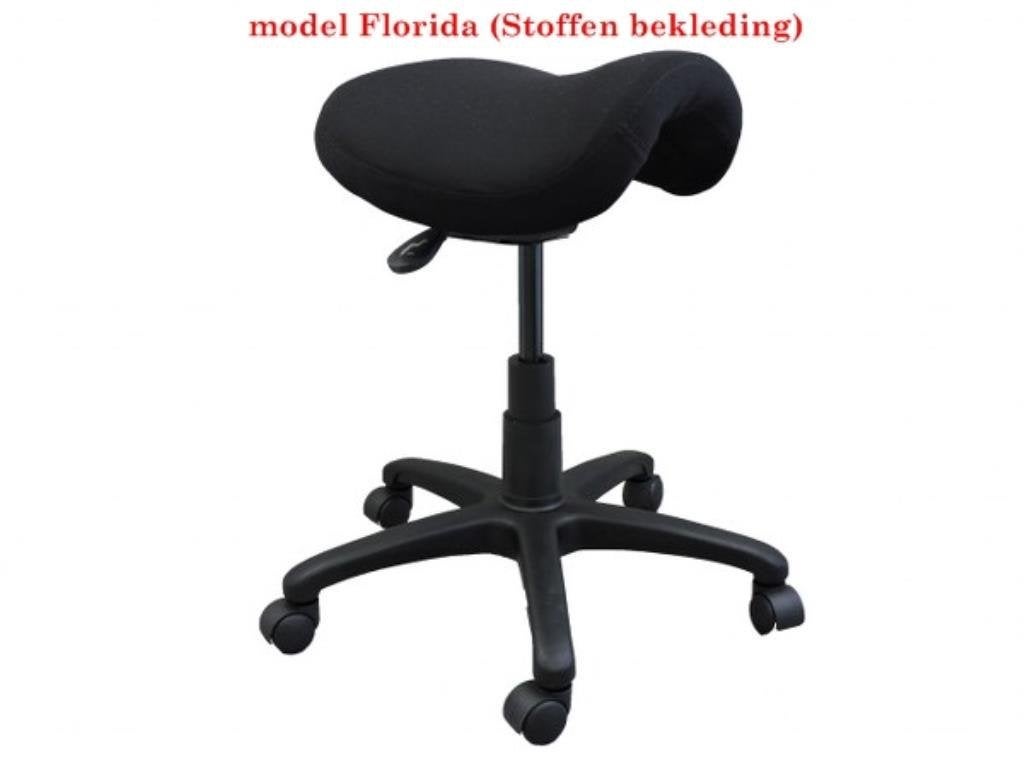 Zadelkruk Florida in zwarte stof.  325, Ophalen of Verzenden, In hoogte verstelbaar, Nieuw