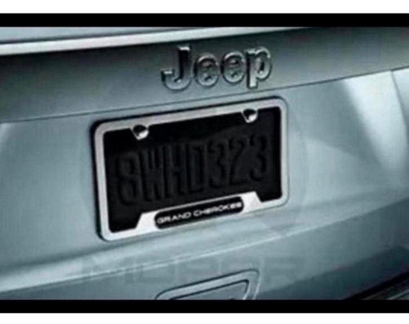 2011-19 Jeep Grand Cherokee Mopar Chrome 18.2 kentekenhouder, Ophalen of Verzenden, H, H, H