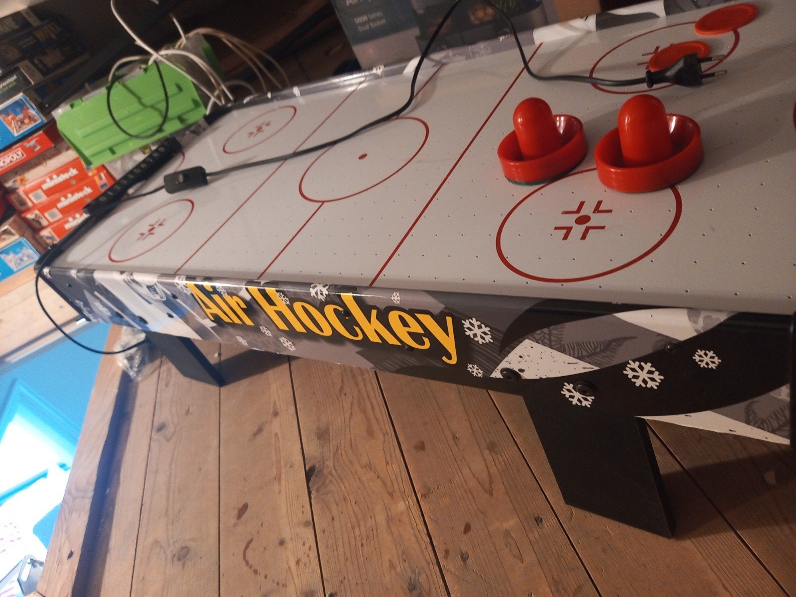 Air Hockey Tafel - Compleet met accessoires, Ophalen of Verzenden, Gebruikt, Jongen of Meisje