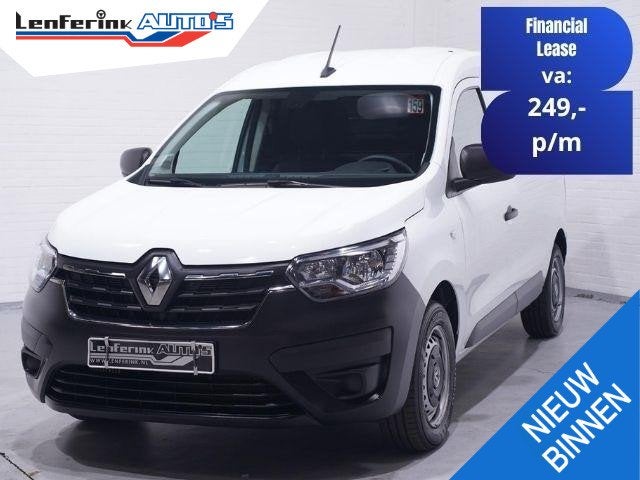 Renault Express Kangoo 1.3 TCe 100 pk Benzine L1 Airco Audio, Auto's, Stof, Gebruikt, 4 cilinders, Wit