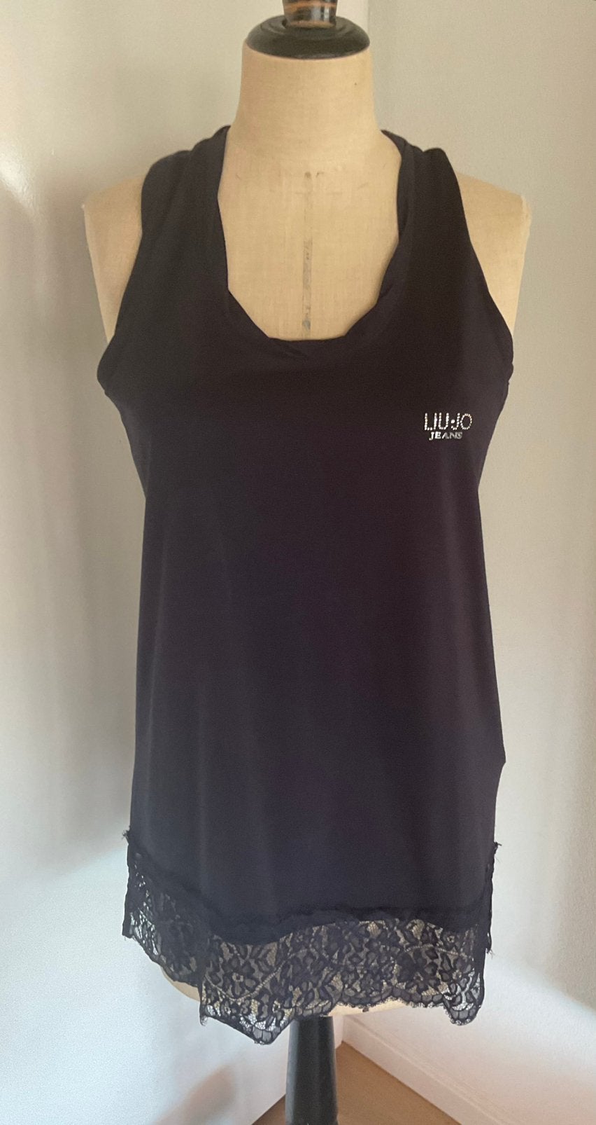 LIU JO TOP ( M), Kleding | Dames, Maat 38/40 (M), Verzenden, Zwart, Zo goed als nieuw