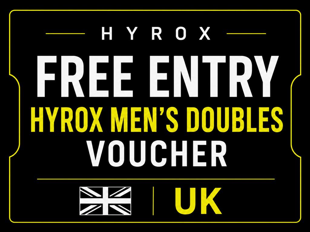Hyrox UK pro men doubles voucher code, Tickets en Kaartjes, Twee personen
