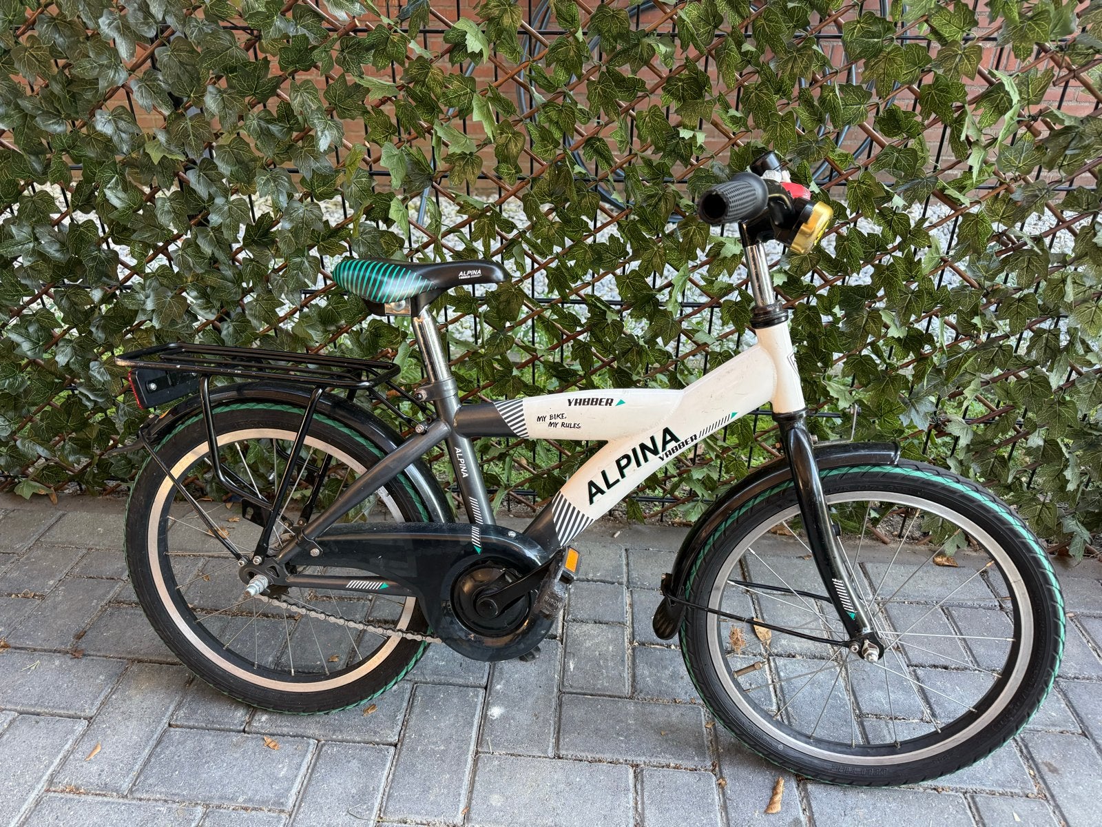 Alpina kinderfiets 18 inch, Fietsen en Brommers, Ophalen, Gebruikt, Velgrem, 16 tot 20 inch