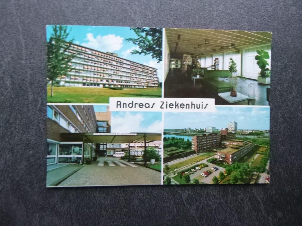 Amsterdam, Andreas ziekenhuis/interieur/luchtfoto, Verzenden, 1980 tot heden, Ongelopen, Noord-Holland
